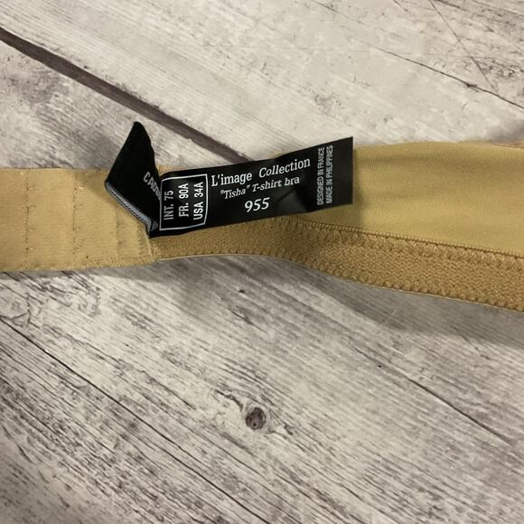 Le Mystere Bra Tisha Womens 34A Nude Beige Underwire T-Shirt L’ Image #955 NEW - Picture 8 of 11